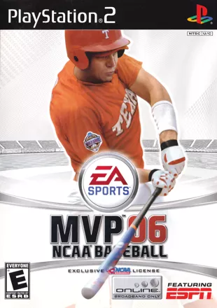 MVP 06: NCAA Baseball PlayStation 2 Front Cover