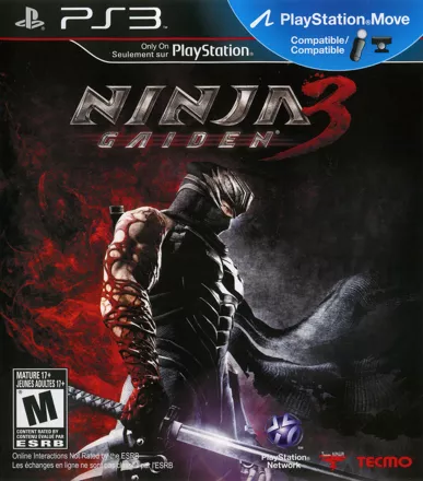 Ninja Gaiden 3 PlayStation 3 Front Cover