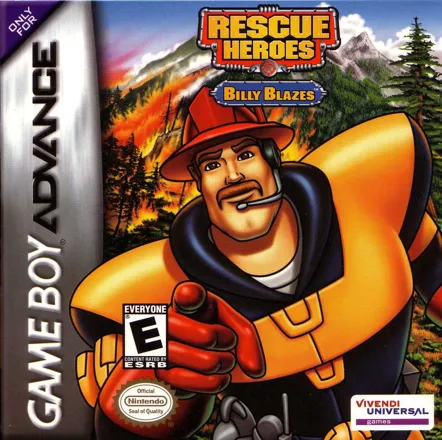 Rescue Heroes: Billy Blazes Game Boy Advance Front Cover