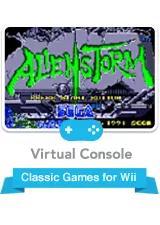 Alien Storm Wii Front Cover