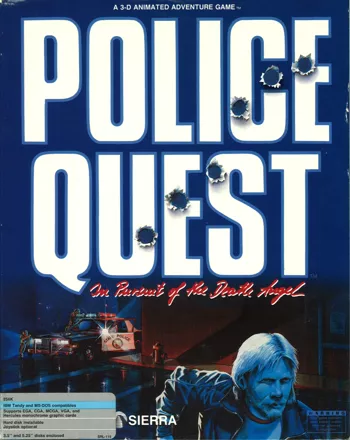 Police Quest: In Pursuit of the Death Angel DOS Front Cover
