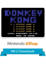 Donkey Kong Wii U Front Cover