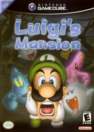 Luigi&#x27;s Mansion GameCube Front Cover