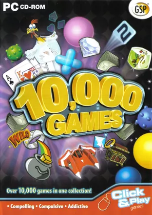 10,000 Games Windows Front Cover