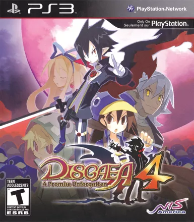 Disgaea 4: A Promise Unforgotten PlayStation 3 Front Cover