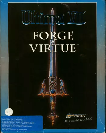 Ultima VII: Forge of Virtue DOS Front Cover
