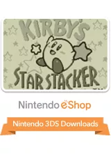 Kirby&#x27;s Star Stacker Nintendo 3DS Front Cover