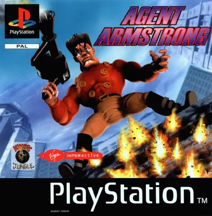 Agent Armstrong PlayStation Front Cover