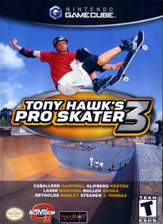 Tony Hawk&#x27;s Pro Skater 3 GameCube Front Cover