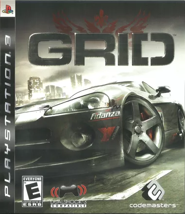 GRID PlayStation 3 Front Cover