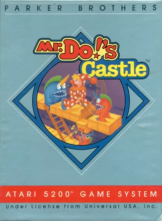 Mr. Do!&#x27;s Castle Atari 5200 Front Cover