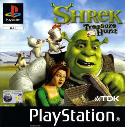 Shrek: Treasure Hunt PlayStation Front Cover