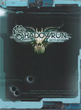 Shadowrun Returns Windows Front Cover