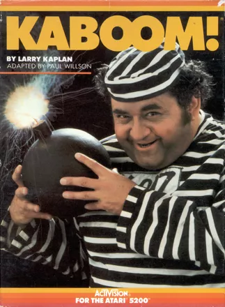 Kaboom! Atari 5200 Front Cover
