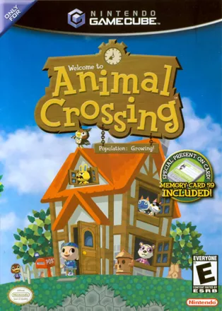 Animal Crossing GameCube Front Cover