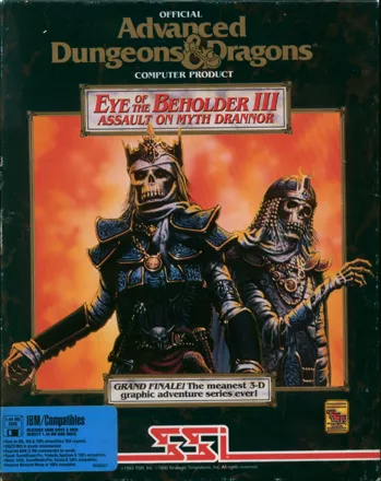 Eye of the Beholder III: Assault on Myth Drannor DOS Front Cover