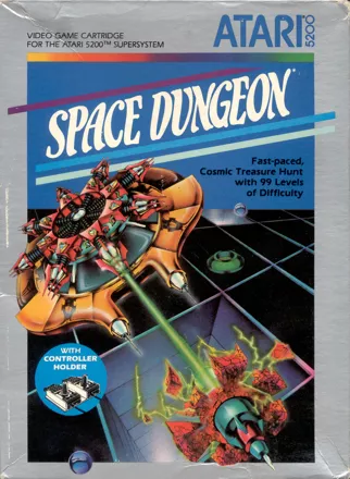 Space Dungeon Atari 5200 Front Cover