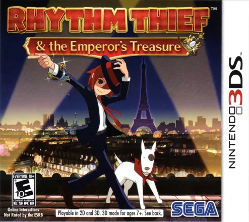 Rhythm Thief &#x26; the Emperor&#x27;s Treasure Nintendo 3DS Front Cover