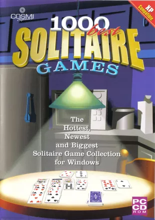 1000 Best Solitaire Games Windows Front Cover