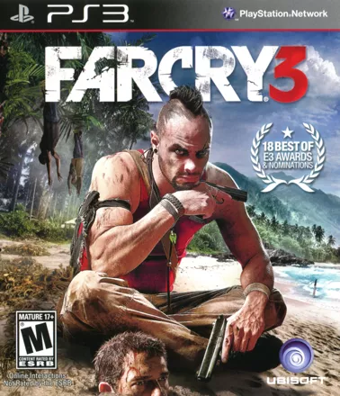 Far Cry 3 PlayStation 3 Front Cover