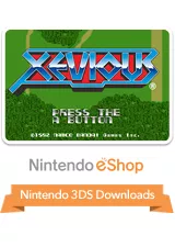 Xevious Nintendo 3DS Front Cover