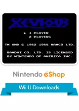 Xevious Wii U Front Cover