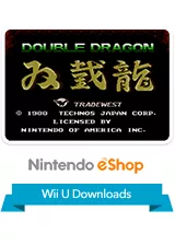 Double Dragon Wii U Front Cover