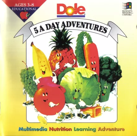 Dole: 5 A Day Adventures Windows 3.x Front Cover