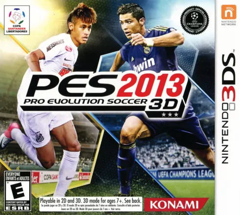 PES 2013: Pro Evolution Soccer Nintendo 3DS Front Cover