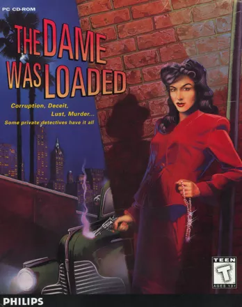 The Dame Was Loaded DOS Front Cover