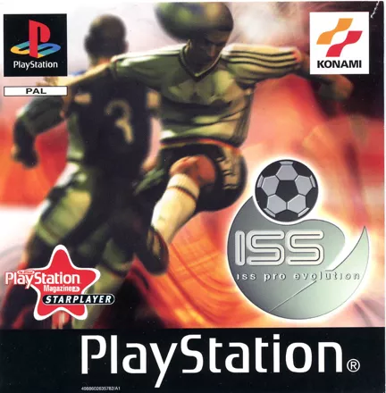 ISS Pro Evolution PlayStation Front Cover