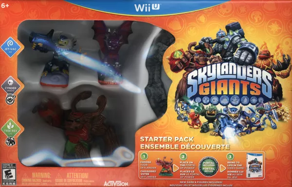 Skylanders Giants Wii U Front Cover