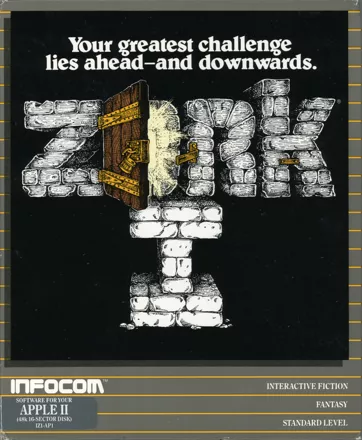 Zork: The Great Underground Empire Apple II Front Cover