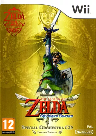 The Legend of Zelda: Skyward Sword Wii Front Cover