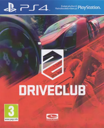 Driveclub PlayStation 4 Front Cover