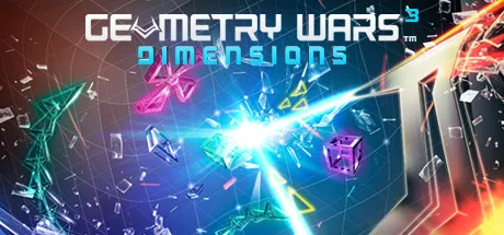 Geometry Wars 3: Dimensions - Evolved Linux Front Cover first version