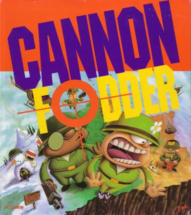Cannon Fodder DOS Front Cover