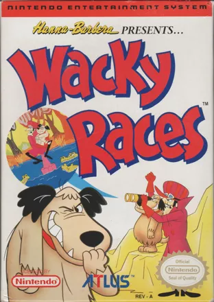 Wacky Races NES Front Cover