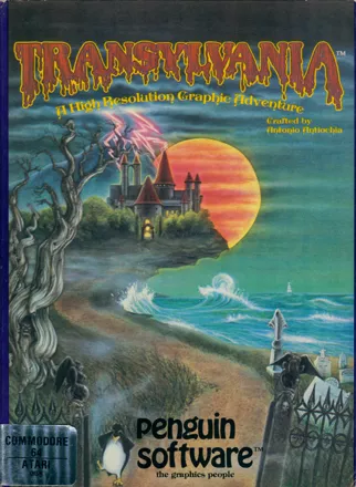 Transylvania Atari 8-bit Front Cover