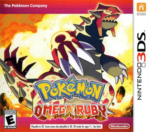 Pok&#xE9;mon Omega Ruby Nintendo 3DS Front Cover