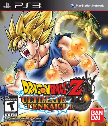 Dragon Ball Z: Ultimate Tenkaichi PlayStation 3 Front Cover