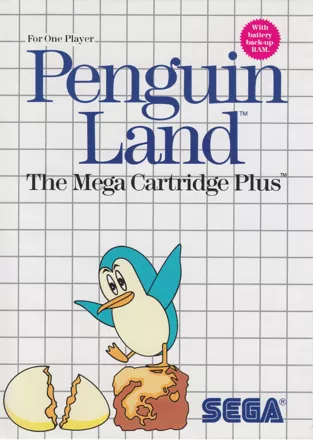 Penguin Land SEGA Master System Front Cover