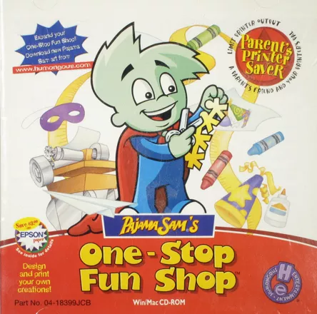 Pajama Sam&#x27;s One Stop Fun Shop Macintosh Front Cover
