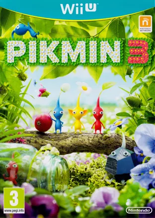 Pikmin 3 Wii U Front Cover