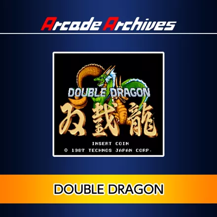 Double Dragon PlayStation 4 Front Cover first version