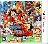 One Piece: Unlimited World R Nintendo 3DS Front Cover