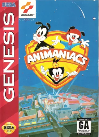 Animaniacs Genesis Front Cover