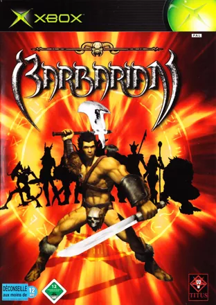 Barbarian Xbox Front Cover