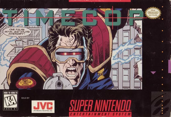 Timecop SNES Front Cover