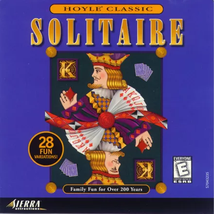Hoyle Solitaire Windows Front Cover